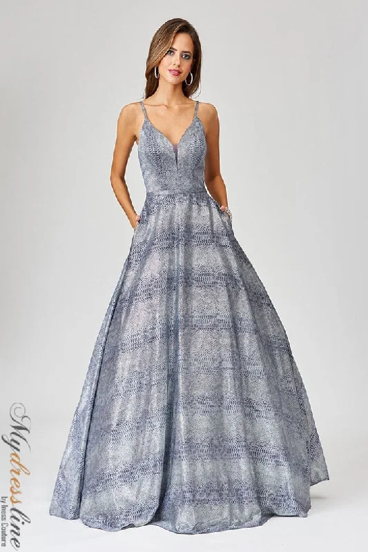 Prom dresses with tiered ruffled sleeves and satin skirts for a feminine and voluminous lookLara 29462 Prom dresses with tiered ruffled sleeves and satin skirts for a feminine and voluminous lookLara 29462