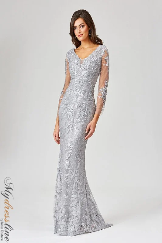 Mermaid - cut formal dresses in satin for a glamorous prom nightLara 29473
