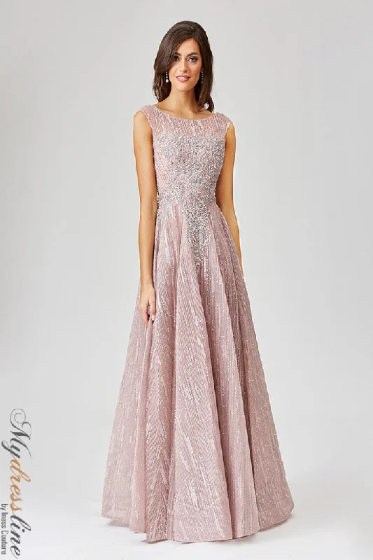 Ball - gown style formal dresses with sequined bodices for promLara 29477