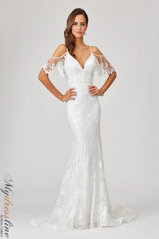 Formal dresses with asymmetric ruffled hems and high - low designs for a fashion - forward and dynamic appearanceLara 51037 Formal dresses with asymmetric ruffled hems and high - low designs for a fashion - forward and dynamic appearanceLara 51037