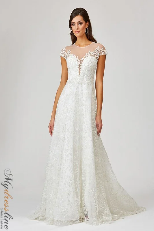 Prom dresses with pom - pom - decorated hems and cotton - blend fabrics for a playful and comfortable formal styleLara 51041 Prom dresses with pom - pom - decorated hems and cotton - blend fabrics for a playful and comfortable formal styleLara 51041