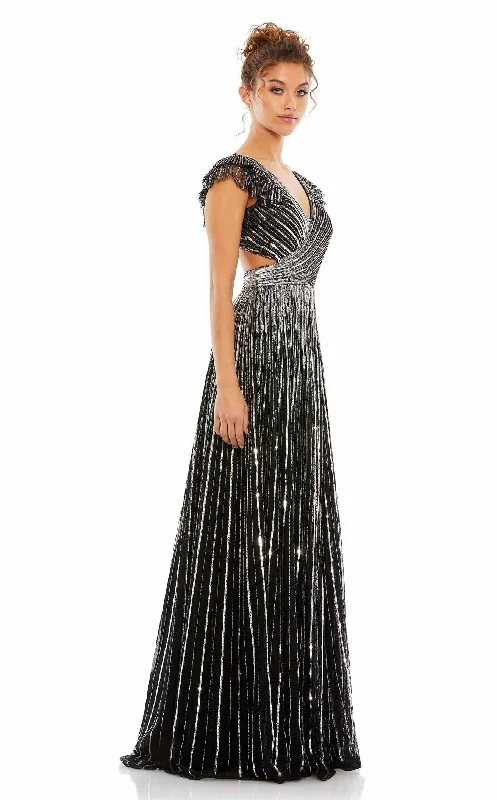 Formal dresses with off - the - shoulder sleeves and rhinestone accents for a sophisticated promMac Duggal 5568CL Dress Formal dresses with off - the - shoulder sleeves and rhinestone accents for a sophisticated promMac Duggal 5568CL Dress