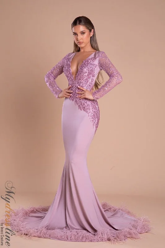 Formal dresses with side - slit pockets and beaded accents for a practical and stylish formal eventPortia & Scarlett PS21139 Formal dresses with side - slit pockets and beaded accents for a practical and stylish formal eventPortia & Scarlett PS21139