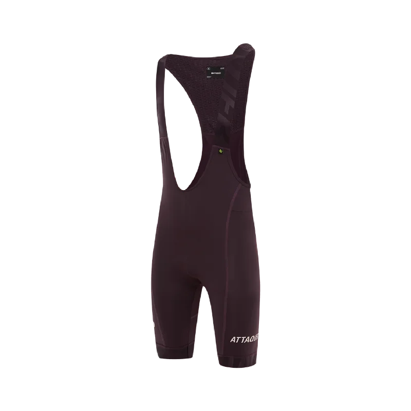 Denim Women Shorts with Distressed Details for a Casual VibeAttaquer All Day Bib Short - Aubergine Denim Women Shorts with Distressed Details for a Casual VibeAttaquer All Day Bib Short - Aubergine
