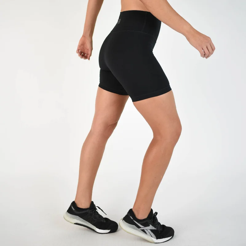 Tie - Waist Women Shorts for a Customizable FitBiker Short 6" - High Rise
