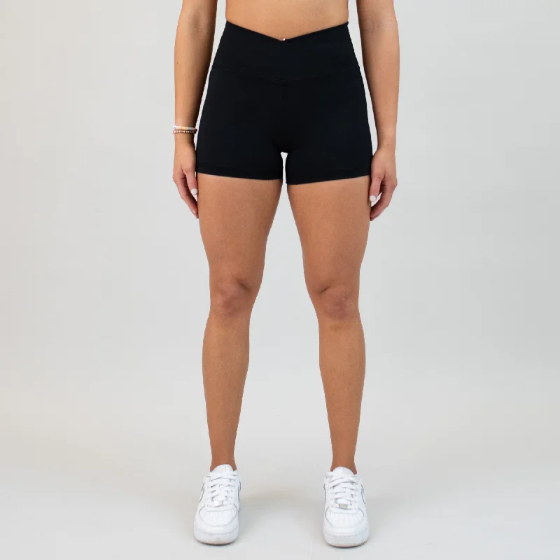 Jeanette Women Shorts with a Soft and Comfortable FeelV Waistband Short 3.5" - High Rise Jeanette Women Shorts with a Soft and Comfortable FeelV Waistband Short 3.5" - High Rise