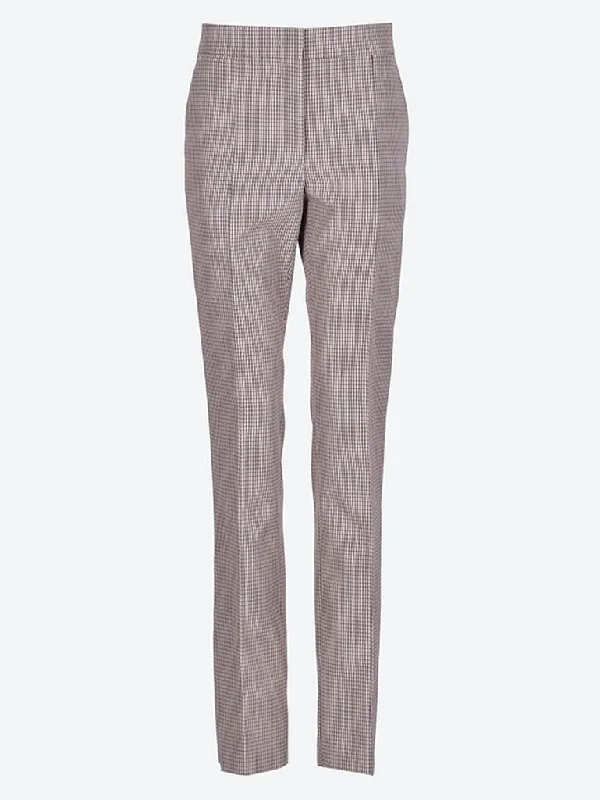 Tie - Waist Women Shorts for a Customizable FitWool check tailoring pants