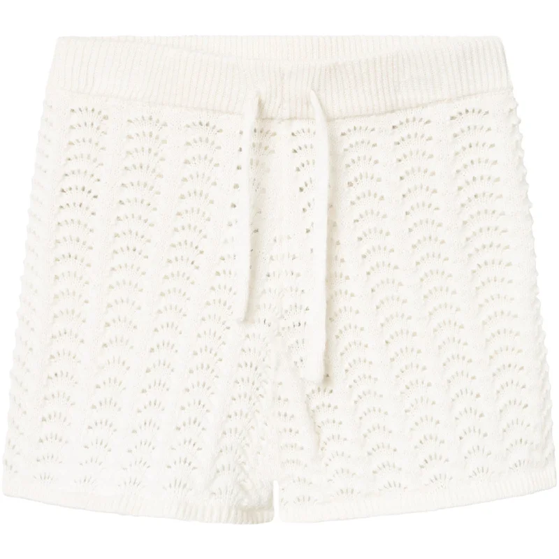 Linen Women Shorts for Breathable Comfort in Hot WeatherLil'Atelier Coconut Milk Johanna Knit Shorts Linen Women Shorts for Breathable Comfort in Hot WeatherLil'Atelier Coconut Milk Johanna Knit Shorts
