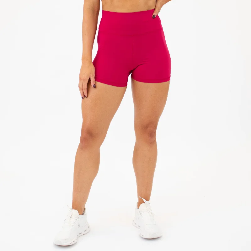Elastic Waist Women Shorts for Easy Wear and ComfortTrue High Short 4" - Higher Rise Elastic Waist Women Shorts for Easy Wear and ComfortTrue High Short 4" - Higher Rise