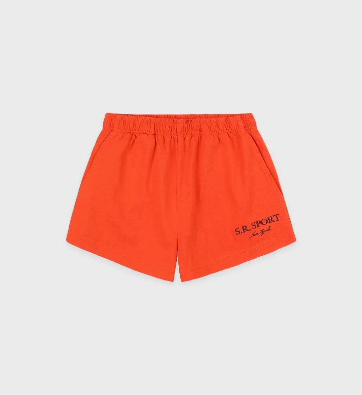 Embroidered Women Shorts with Intricate DesignsS.R. Sport Disco Short - Squash/Chocolate Embroidered Women Shorts with Intricate DesignsS.R. Sport Disco Short - Squash/Chocolate