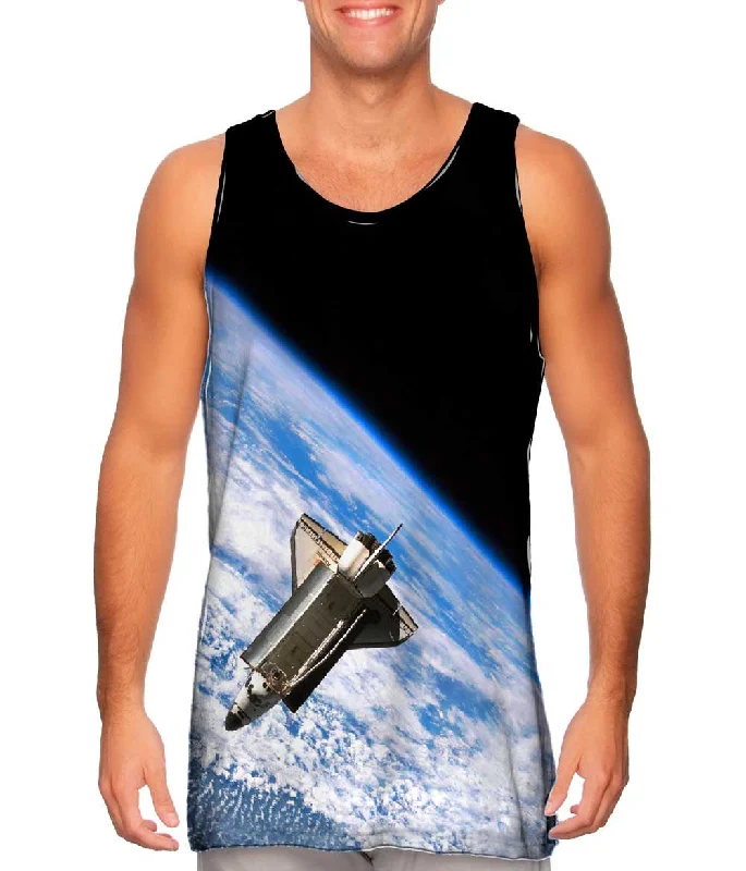 High - Neck Women's Silk Blend Tank Tops for a Luxurious FeelSpace Shuttle Atlantis