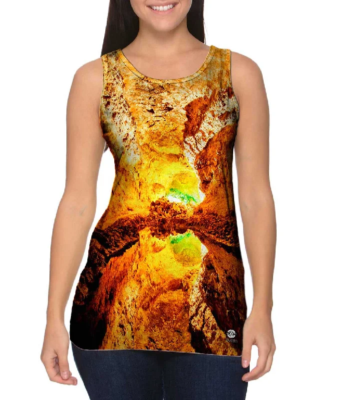 Plunge Neck Women's Seamless Tank Tops for a Smooth FitSpain Reflection In The Water Plunge Neck Women's Seamless Tank Tops for a Smooth FitSpain Reflection In The Water