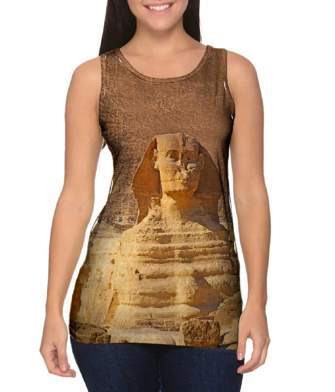 Women's Spaghetti Strap Tank Tops with Geometric PatternsSphinx Egypt