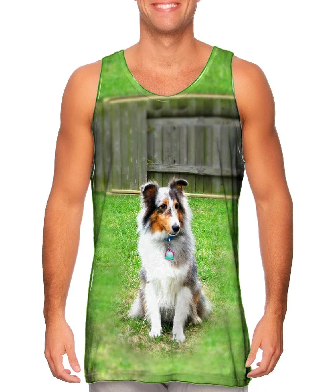 One - Shoulder Women's Rayon Blend Tank Tops for a Flowy LookSpirited Sheltie
