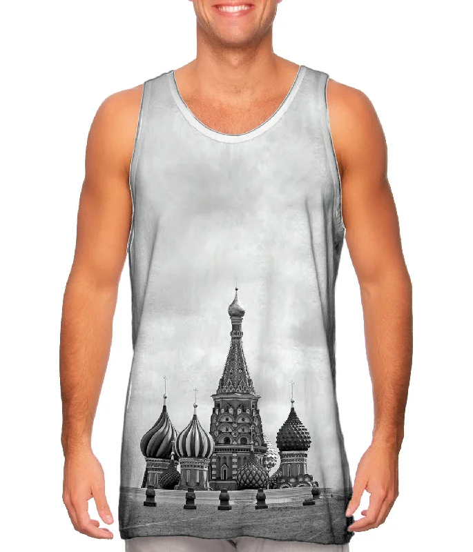 Plunge Neck Women's Seamless Tank Tops for a Smooth FitSt Basils Cathedral
