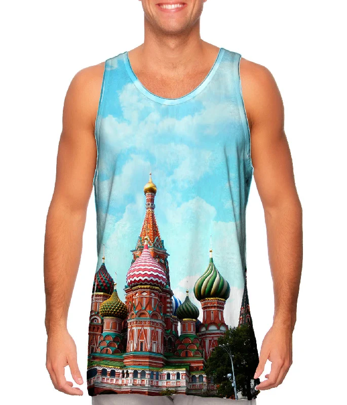 One - Shoulder Women's Rayon Blend Tank Tops for a Flowy LookSt Basils Cathedral Moscow