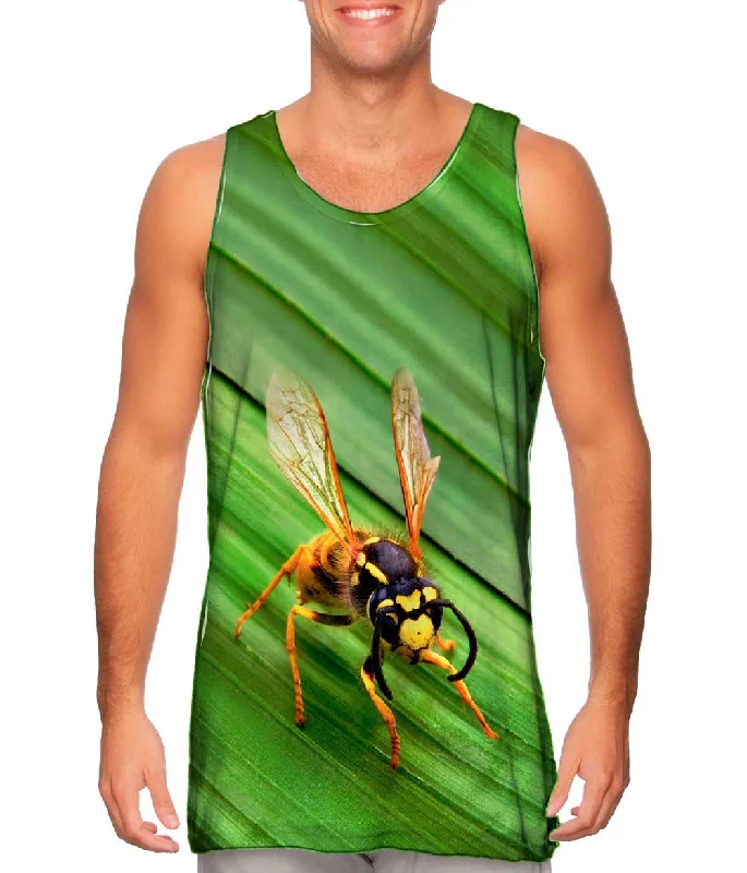 Crew Neck Women's Sustainable Tank Tops Made from Recycled MaterialsStain Butterfly