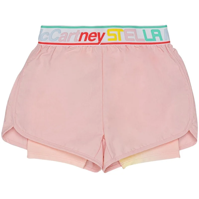 Jeanette Women Shorts with a Soft and Comfortable FeelStella McCartney Pink Sport Shorts Jeanette Women Shorts with a Soft and Comfortable FeelStella McCartney Pink Sport Shorts