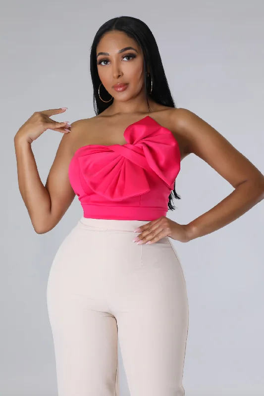 Ruffled Bodysuits with a Playful and Feminine TouchBow Gal Top