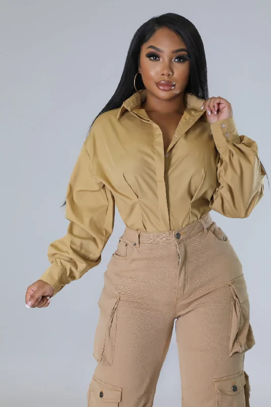 Button - Front Bodysuits with a Classic and Timeless AppealBrenda Love Top