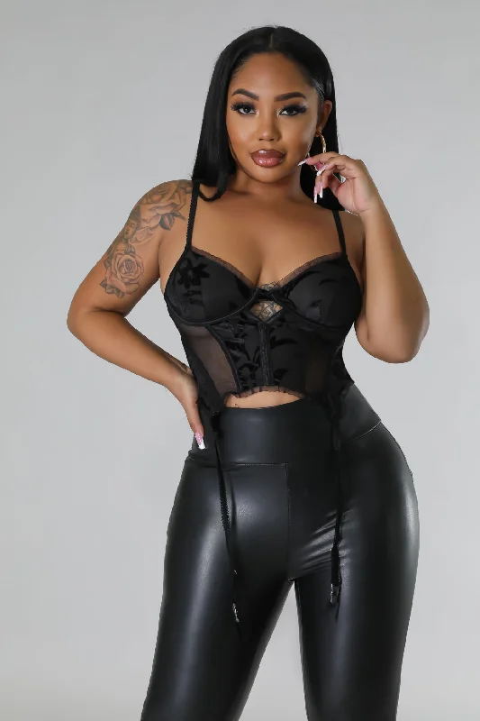 Printed Bodysuits with Floral Patterns for a Feminine VibeGaze Stealer Corset Top