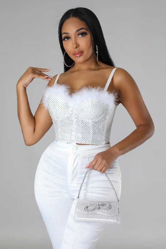 Ruffled Bodysuits with a Playful and Feminine TouchGot That Bling Top