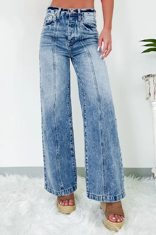 Long - Sleeve Bodysuits for Cold Weather LayeringHigh Waist Wide Leg Jeans