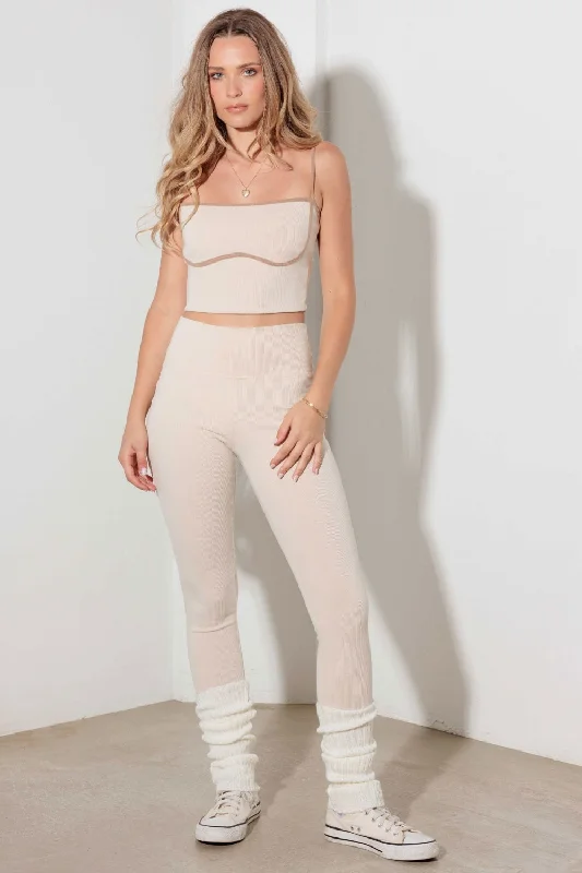 Mesh Bodysuits for a Bold and Edgy Fashion StatementRibbed Crop Cami and High Waist Brushed Leggings Set Mesh Bodysuits for a Bold and Edgy Fashion StatementRibbed Crop Cami and High Waist Brushed Leggings Set