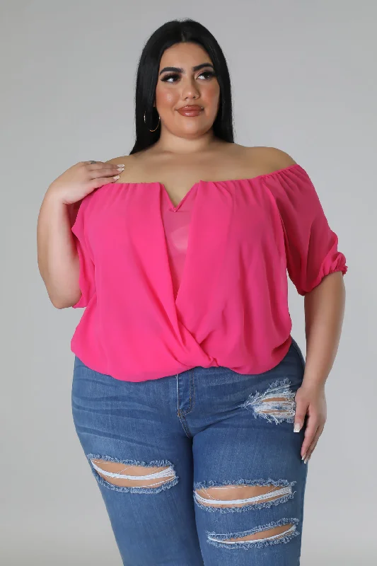 Plus - Size Bodysuits with a Comfortable and Flattering FitMaddison Top