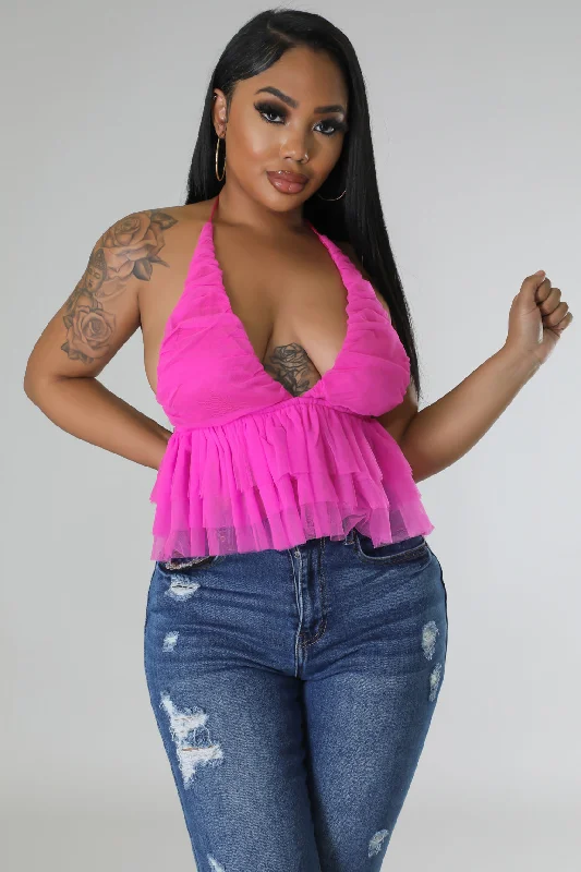 Ruffled Bodysuits with a Playful and Feminine TouchShania Top
