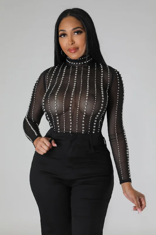Thermal Bodysuits for Extra Warmth in WinterStudded Mama Top