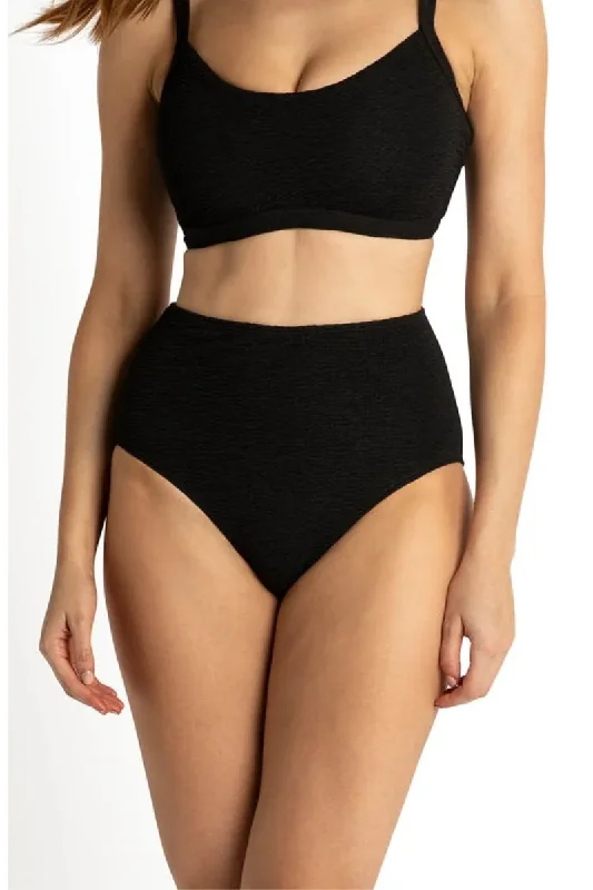 Long - line bikini top for added support and a fashionable lookSunseeker Wave Highrise Pant- Black Long - line bikini top for added support and a fashionable lookSunseeker Wave Highrise Pant- Black